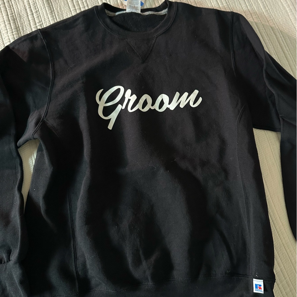 Russell Athletic Black Groom Sweatshirt